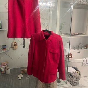 DW HOT PINK TWO PIECE WOOL SUIT size  14 boss babe 🩷the colour chefs kiss🩷